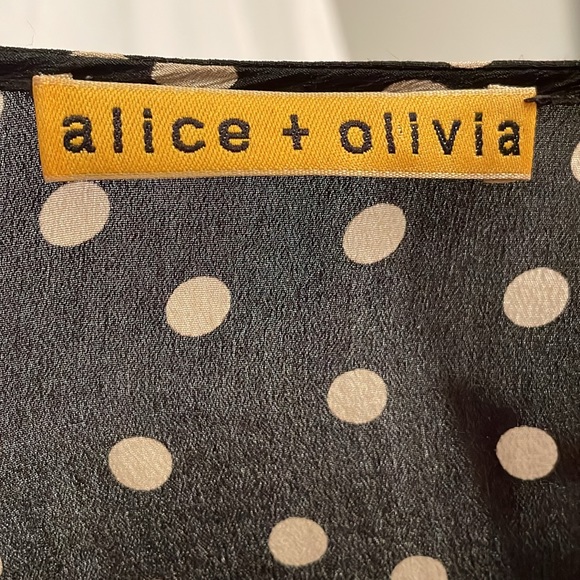 Alice + Olivia silk polka dot jacket size 6 - Picture 7 of 8